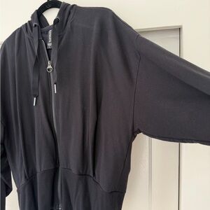 Athleta Womens Black Zip-Up Jacket